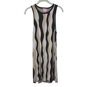 Show Me Your Mumu- Sweeney Sweater Dress Squiggle Stripe Knit NWT Women Small